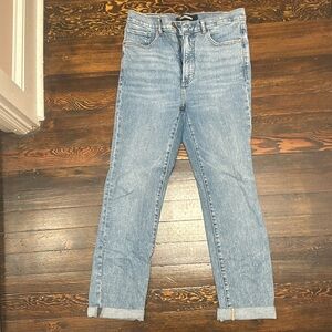 Express Super High Rise Slim Ankle Jeans